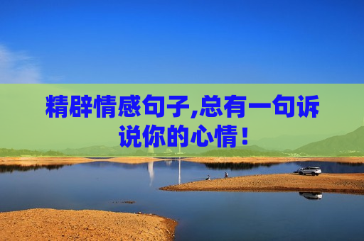 精辟情感句子,总有一句诉说你的心情！