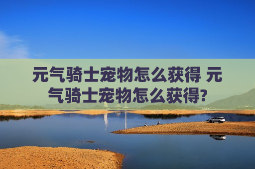 元气骑士宠物怎么获得 元气骑士宠物怎么获得?