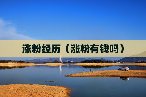 涨粉经历（涨粉有钱吗）