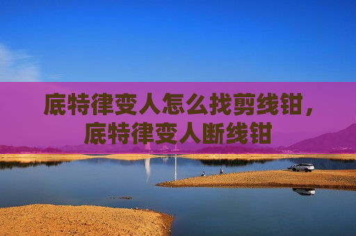 底特律变人怎么找剪线钳，底特律变人断线钳