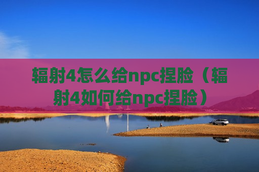 辐射4怎么给npc捏脸（辐射4如何给npc捏脸）