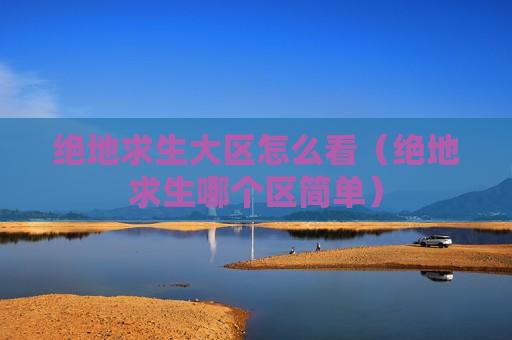 绝地求生大区怎么看（绝地求生哪个区简单）