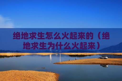 绝地求生怎么火起来的（绝地求生为什么火起来）