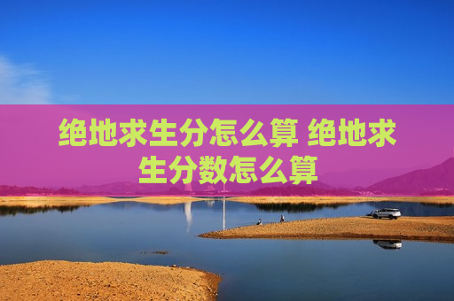 绝地求生分怎么算 绝地求生分数怎么算
