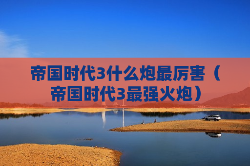 帝国时代3什么炮最厉害（帝国时代3最强火炮）