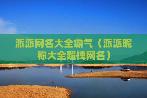派派网名大全霸气（派派昵称大全超拽网名）