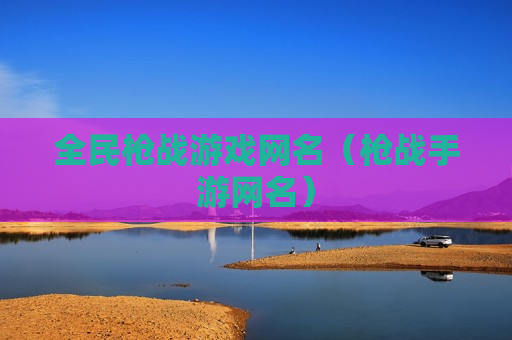 全民枪战游戏网名（枪战手游网名）