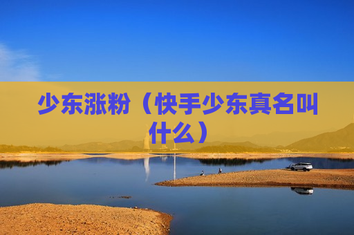 少东涨粉（快手少东真名叫什么）