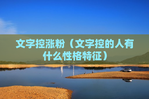 文字控涨粉（文字控的人有什么性格特征）