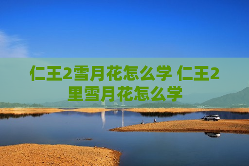 仁王2雪月花怎么学 仁王2里雪月花怎么学