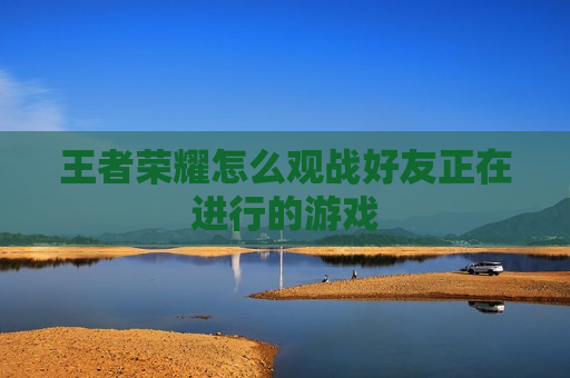 王者荣耀怎么观战好友正在进行的游戏