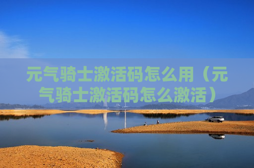 元气骑士激活码怎么用（元气骑士激活码怎么激活）