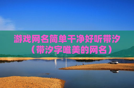 游戏网名简单干净好听带汐（带汐字唯美的网名）
