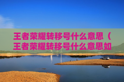 王者荣耀转移号什么意思（王者荣耀转移号什么意思如何转移）