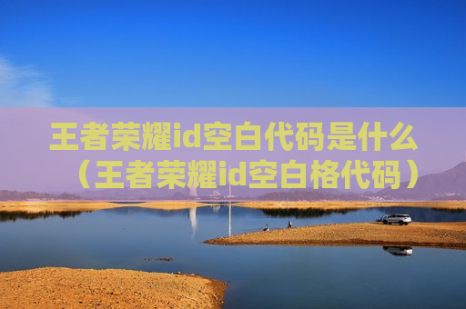 王者荣耀id空白代码是什么（王者荣耀id空白格代码）