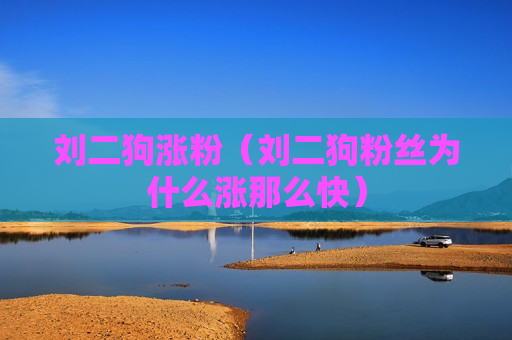 刘二狗涨粉（刘二狗粉丝为什么涨那么快）