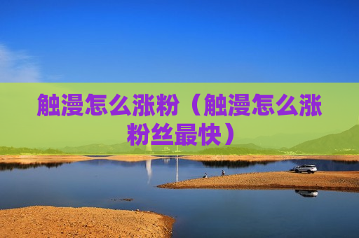触漫怎么涨粉（触漫怎么涨粉丝最快）
