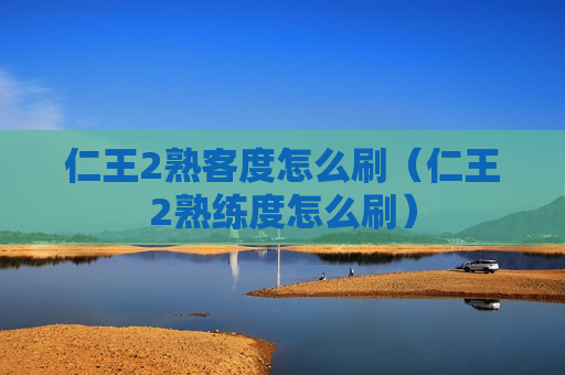 仁王2熟客度怎么刷（仁王2熟练度怎么刷）