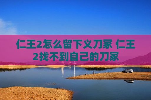 仁王2怎么留下义刀冢 仁王2找不到自己的刀冢