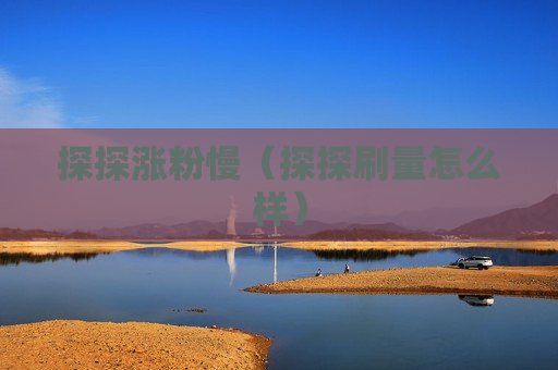 探探涨粉慢（探探刷量怎么样）