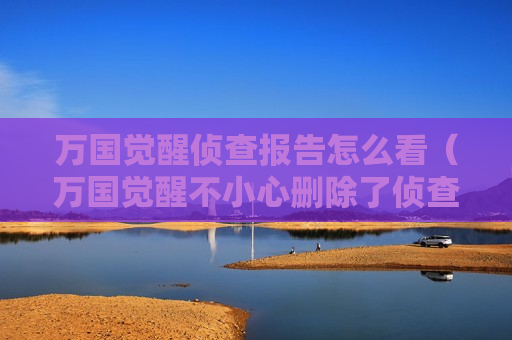 万国觉醒侦查报告怎么看（万国觉醒不小心删除了侦查报告）