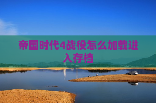 帝国时代4战役怎么加载进入存档