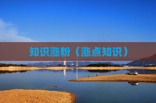 知识涨粉（涨点知识）