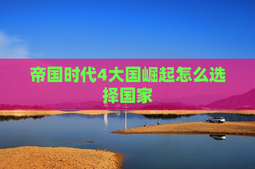 帝国时代4大国崛起怎么选择国家