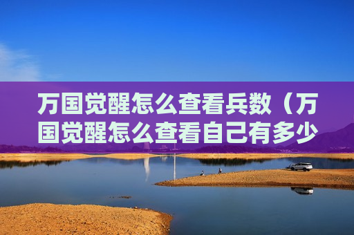 万国觉醒怎么查看兵数（万国觉醒怎么查看自己有多少兵）