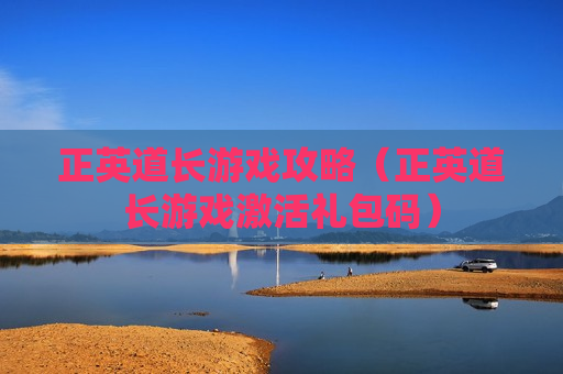 正英道长游戏攻略（正英道长游戏激活礼包码）