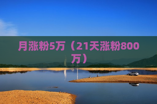 月涨粉5万（21天涨粉800万）