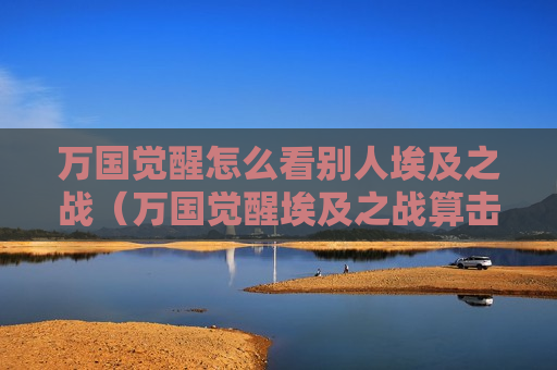 万国觉醒怎么看别人埃及之战（万国觉醒埃及之战算击杀吗）