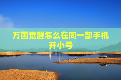 万国觉醒怎么在同一部手机开小号
