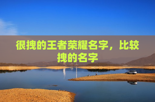 很拽的王者荣耀名字，比较拽的名字