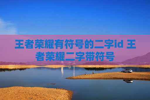 王者荣耀有符号的二字id 王者荣耀二字带符号