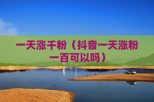 一天涨千粉（抖音一天涨粉一百可以吗）
