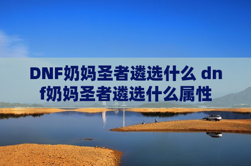 DNF奶妈圣者遴选什么 dnf奶妈圣者遴选什么属性