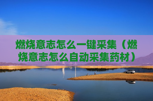 燃烧意志怎么一键采集（燃烧意志怎么自动采集药材）