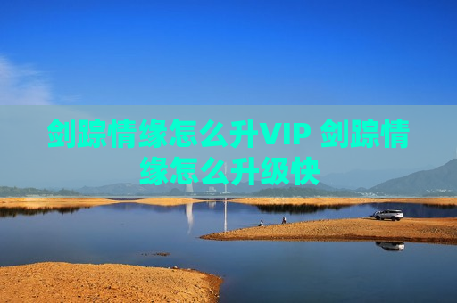剑踪情缘怎么升VIP 剑踪情缘怎么升级快