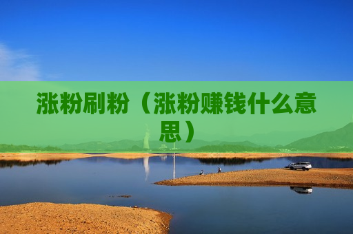 涨粉刷粉（涨粉赚钱什么意思）