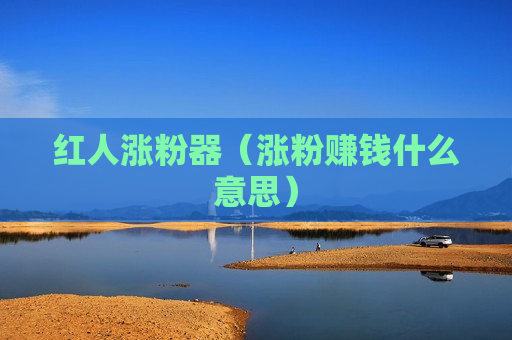 红人涨粉器（涨粉赚钱什么意思）