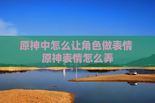 原神中怎么让角色做表情 原神表情怎么弄
