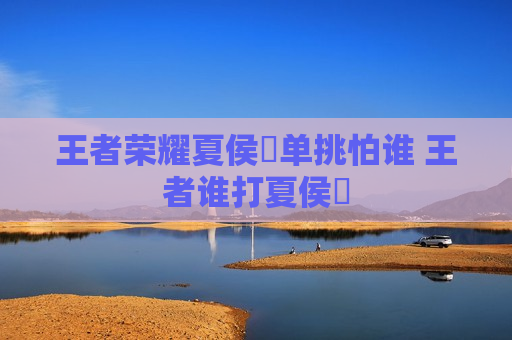 王者荣耀夏侯惇单挑怕谁 王者谁打夏侯惇