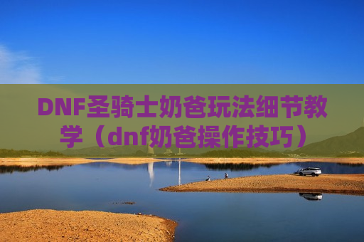 DNF圣骑士奶爸玩法细节教学（dnf奶爸操作技巧）