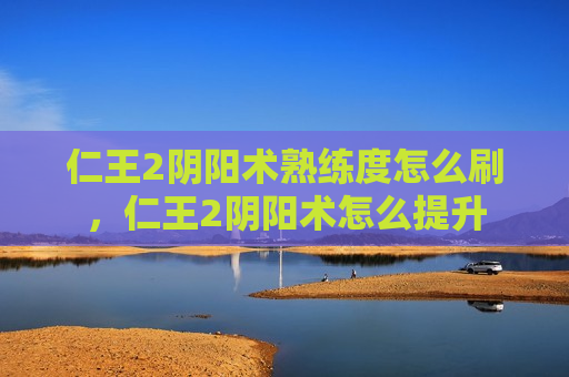 仁王2阴阳术熟练度怎么刷，仁王2阴阳术怎么提升
