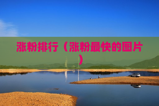 涨粉排行（涨粉最快的图片）