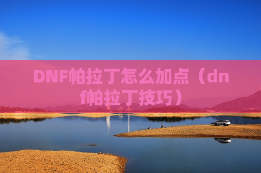 DNF帕拉丁怎么加点（dnf帕拉丁技巧）