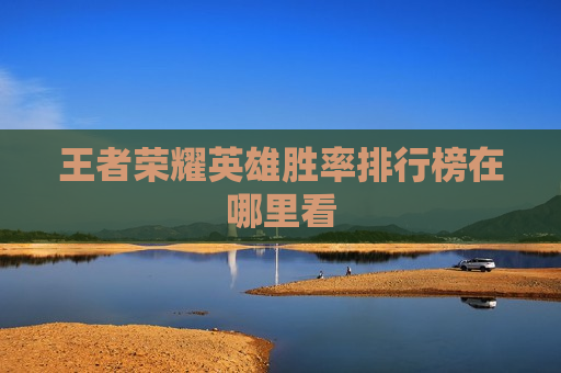 王者荣耀英雄胜率排行榜在哪里看