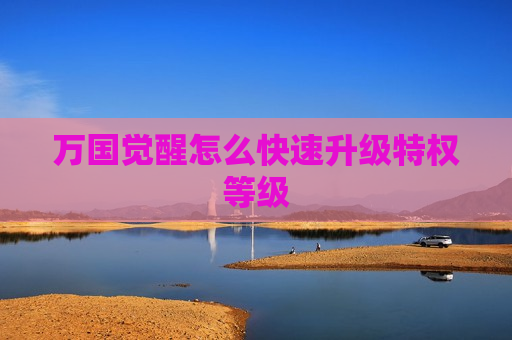 万国觉醒怎么快速升级特权等级