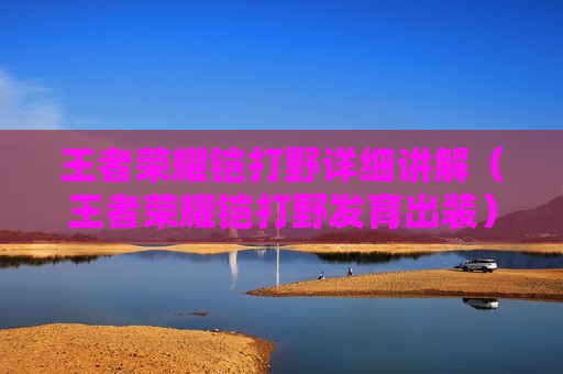 王者荣耀铠打野详细讲解（王者荣耀铠打野发育出装）